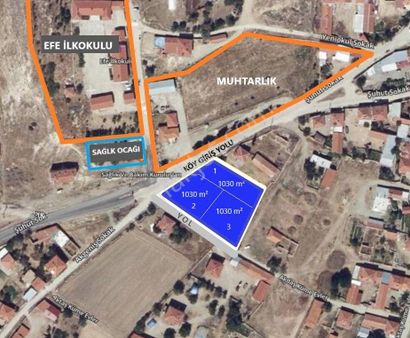 İlbey // Şuhut-efe Köyü' Nde 3.242 M² Arsa (üç Arsalık)