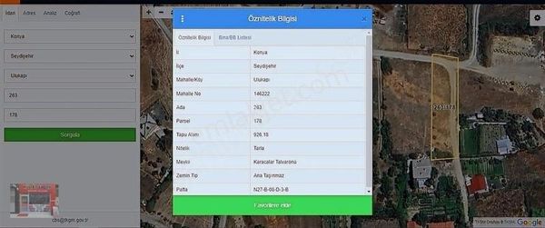 Seydişehir Ulukapı Satılık Mülk