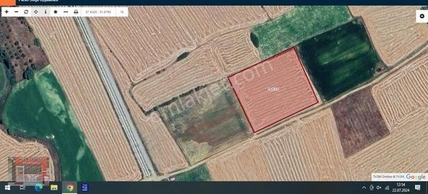 Seydişehir Kızılcalar Mahallesinde 9860 M2 Satılık Tarla