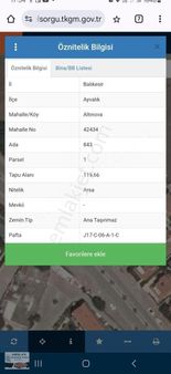 Satılık Müstakil Arsa