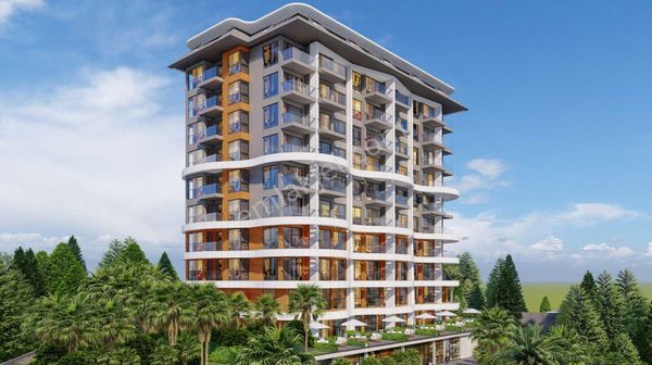 Alanya Demirtaş 1+1 49m2 Eşyasız Aktiviteli Proje