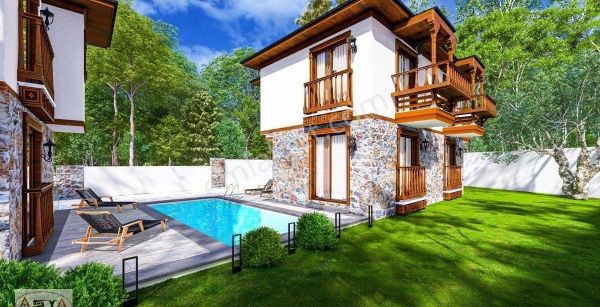Marmaris Bayırda Projeden Satılık Vadi Vilları
