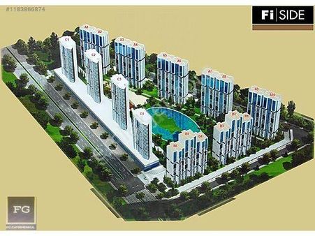 Fi Side Bahçeşehir 1+1 88 M2 Daire En Uygun Fiyat 770 Bin Tl