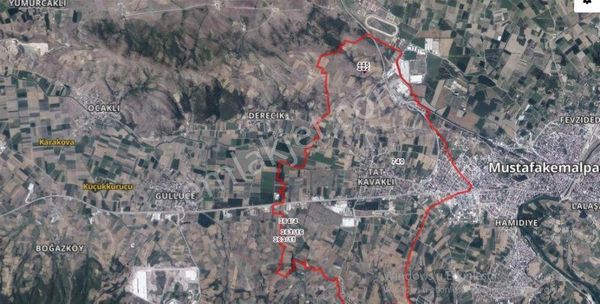 Bursa Mustafakemalpaşa'da Sanayileşmenin Başladığı İmarı Beklenen Bölgede Yatırıma Uygun Arsa