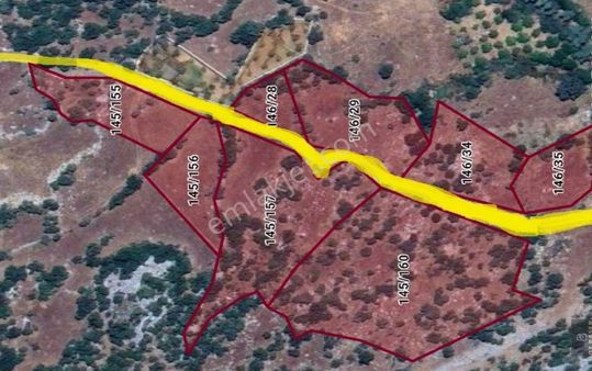 Akseki Değirmenlik'te Acil Satılık 1850 M2 Tarla Yolu Var!