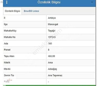 Ana Yola 400 M Uzaklıkta Satılık Villa Arsası