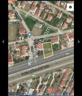 Silivri Gümüş Yaka Asfaltına Cephe Konumunda Satılık Arsa