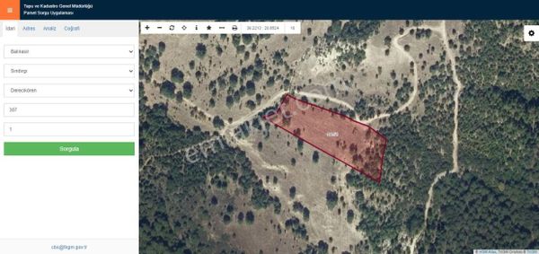 Balıkesir Sındırgıda Satılık Arazi