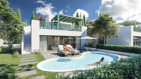 Girne Lapta'da Denize Sıfır Satılık 2+1 Villa !!