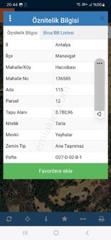 D400 Karayoluna 5 Km. Uygun Sera Çiftlik Arazisi