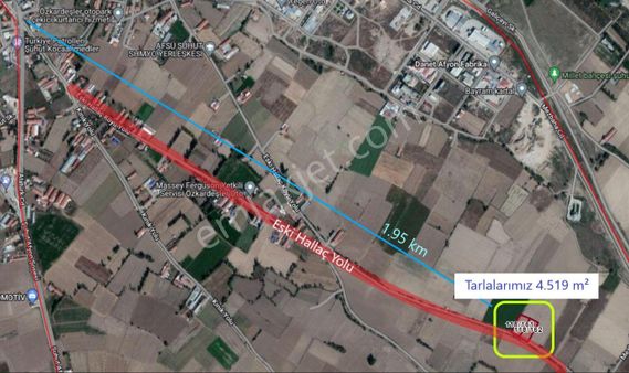 İlbey Iı Şuhut_karayer Mevkiinde 4.519 M² 2 Parça Tarla