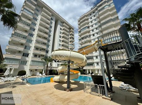 Alanya Mahmutlar 2+1 130 M2 Eşyalı Denize 100 Metre Aqua,havuz