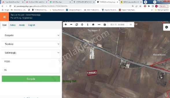 Satılmış Oğlu Satılık Yatırımlık Tarla