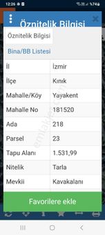 Satılık Müstakil Zeytinlik