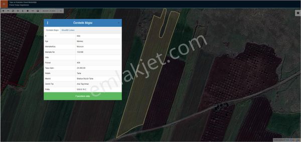 Hadi Gayrimenkul Ve Haritadan Gaziantep Yoluna Yakın Mısırcık Tapulu Satılık Arazi
