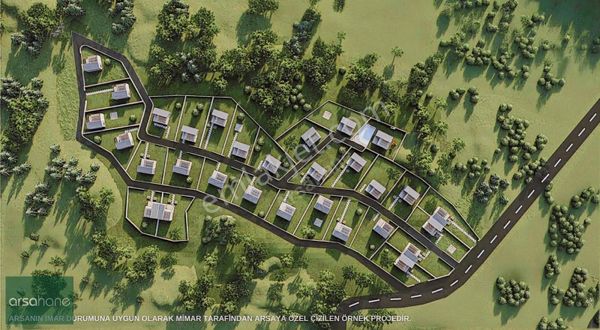 Acil Çanakkale Çan 'da 27 Adet Villa Yapımına Uygun İmarlı Arsa