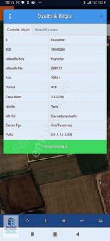 Bakırcı Emlak Dan Muttalip Koyunlar Mah.2.820 M2 Satılık Tarla