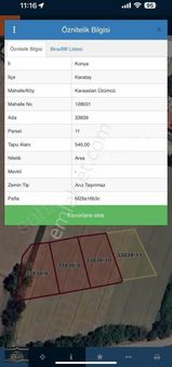 Karaaslanda 2 Kata İmarlı 540+540+540+622 M2 Muhtelif Arsalar