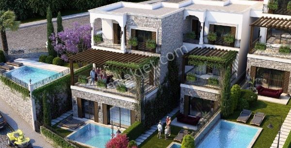 Kuşadası'nda Deniz Manzaralı Özel Havuzlu Ve Ortak Havuzlu Daireler