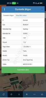 Bozkurt Sazköyde Satılık Tarla