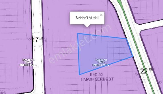Organize Sanayi Bölgesi Fabrika Arsası 4.100 M² Tek Tapu Temiz Parsel