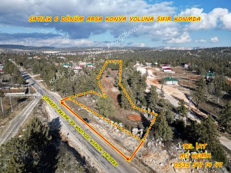 Anayola Sıfır 6 Dönüm Arsa Erdemli Aydınlar (avgadı) Da
