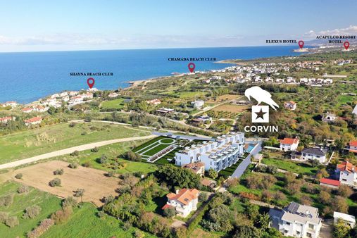 Girne Çatalköy'de Teslime Hazır Dağ Ve Deniz Manzaralı Satılık İkiz Villa !!!