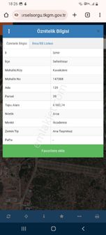 Burax Emlaktan Seferihisar Kavakdere De Tapuda Arsa Gecen Satılık Hısselı Arsa ...