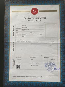 Burdur Yeşilova Yukarı Salda Satılık Tarla