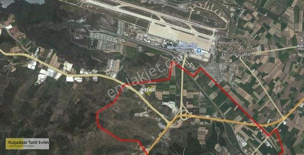 Milas Bodrum Havalimanı Yakını Satılık Arsa