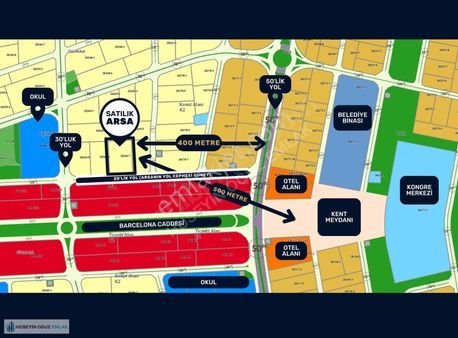 Hüseyin Oğuz'dan Kırcami'de Güney Cephe 217m² Konut Arsa Hissesi