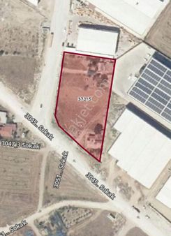 Denizli Hacıeyüplüde 4380m2 Köşe Sanayi Arsası Satılık