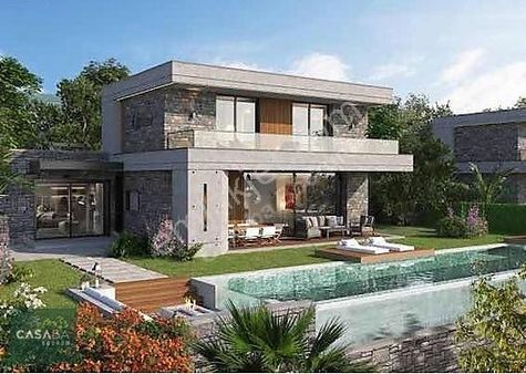 Bodrum Merkez Sıfır Projeden Satılık Ful Deniz Manzaralı Villa