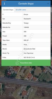 Seydişehir Bahçeli Evlerde Fırsat Arsa