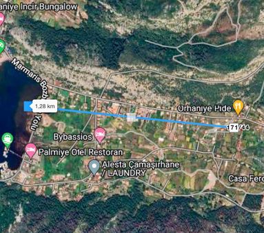 Kız Kumuna Turgut Şelalesine Yakın Orhaniye De Satılık Tarla