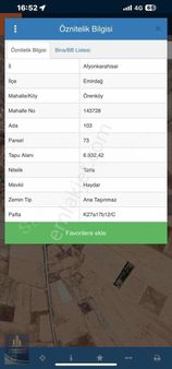 Afyonkarahisar Emirdağ Örenköy De 6.832 Satılık Arsa