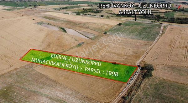 Edirne Uzunköprü Satılık Tek Tapu Tarla