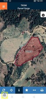 Denizli Serinhisar Kocapınarda Doğal Kaynak Suyu Olan Satılık Tarla