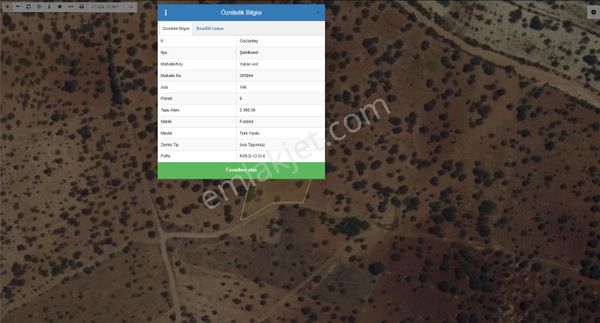 Millioğlu İnşaat'tan Yukarı Arıl'da Satılık Tarla