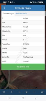 Net Group Yozgat Merkez Recepli Köyü Satılık Tarla