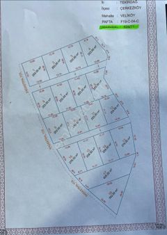 Çerkezköy Veliköy Mahallesi Hisse Başı Metre Kare Hisse Birim Fiyatı 1.250 Tl Dir..