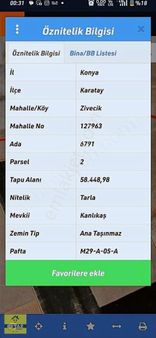 Zivecikte Yatırımlık Kaçırılmayacak Satılık Tarla Alan Kazanır.!