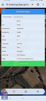 Dialog As Gayrımenkul'den Gürsu Ericekköyü'nde Satılık Tarla