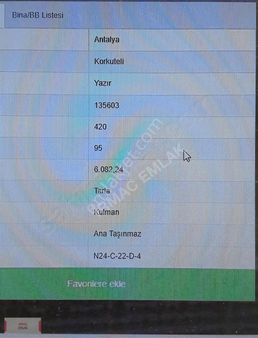 Korkuteli Yazırda Anayola Yakın Satılık Arsa