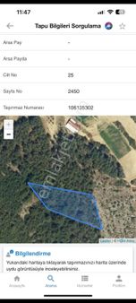 Muğla İli Menteşe İlçesi Yerkesik Mah Satılık Kelepir Tarla