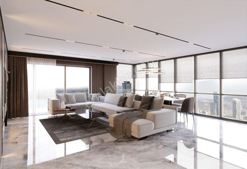İzmir'in Merkezinde Deniz Manzaralı 589 M² 5+1 Tasarım Penthouse