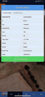 Aktaş Tan Satılık Ceviz Bahçesi 1500 M2