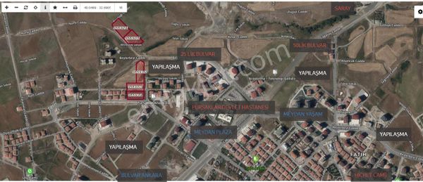 Beyoğlu Gayrimenkul'den Devlet Hastanesi Yanında Yapılaşma İçinde Satılık Kupon Arsa