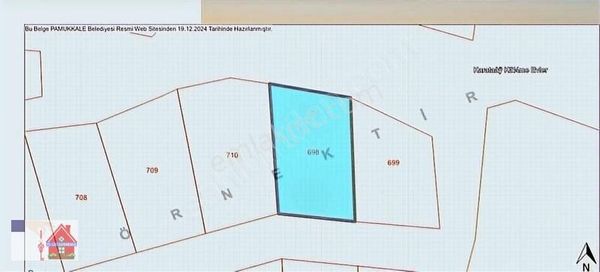 Karataş Mahallesinde 482 M2 Villalık Arsamız Satılıktır