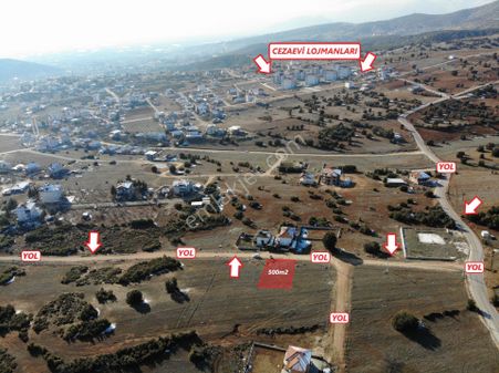 Antalya Elmalı Cezaevi Lojmanlarına Yakın Lokasyonda 5 Kata İmarlı 500m2 Satılık Arsa